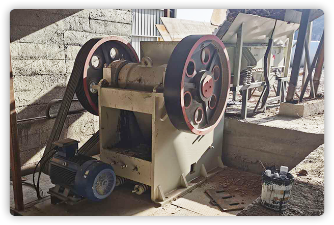 石料破碎機生産線客戶現場